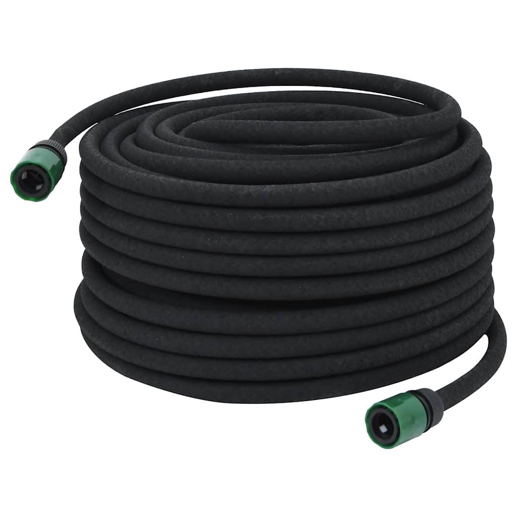 Vidaxl DRIP HOSE 0.6 '' 50 m in gomma nera
