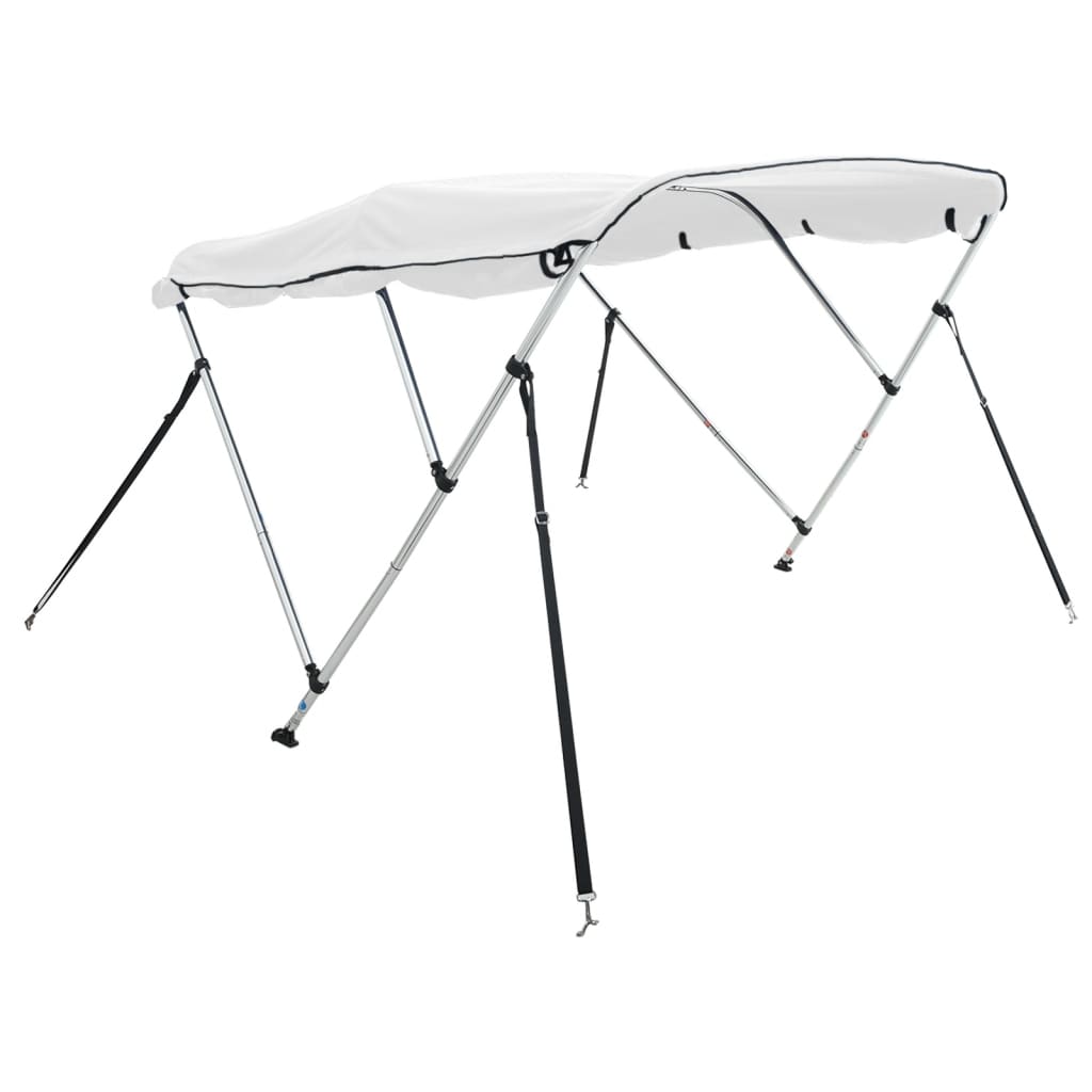 Vidaxl biminitop 3 bogen met zijwanden 183x(185-198)x137 cm