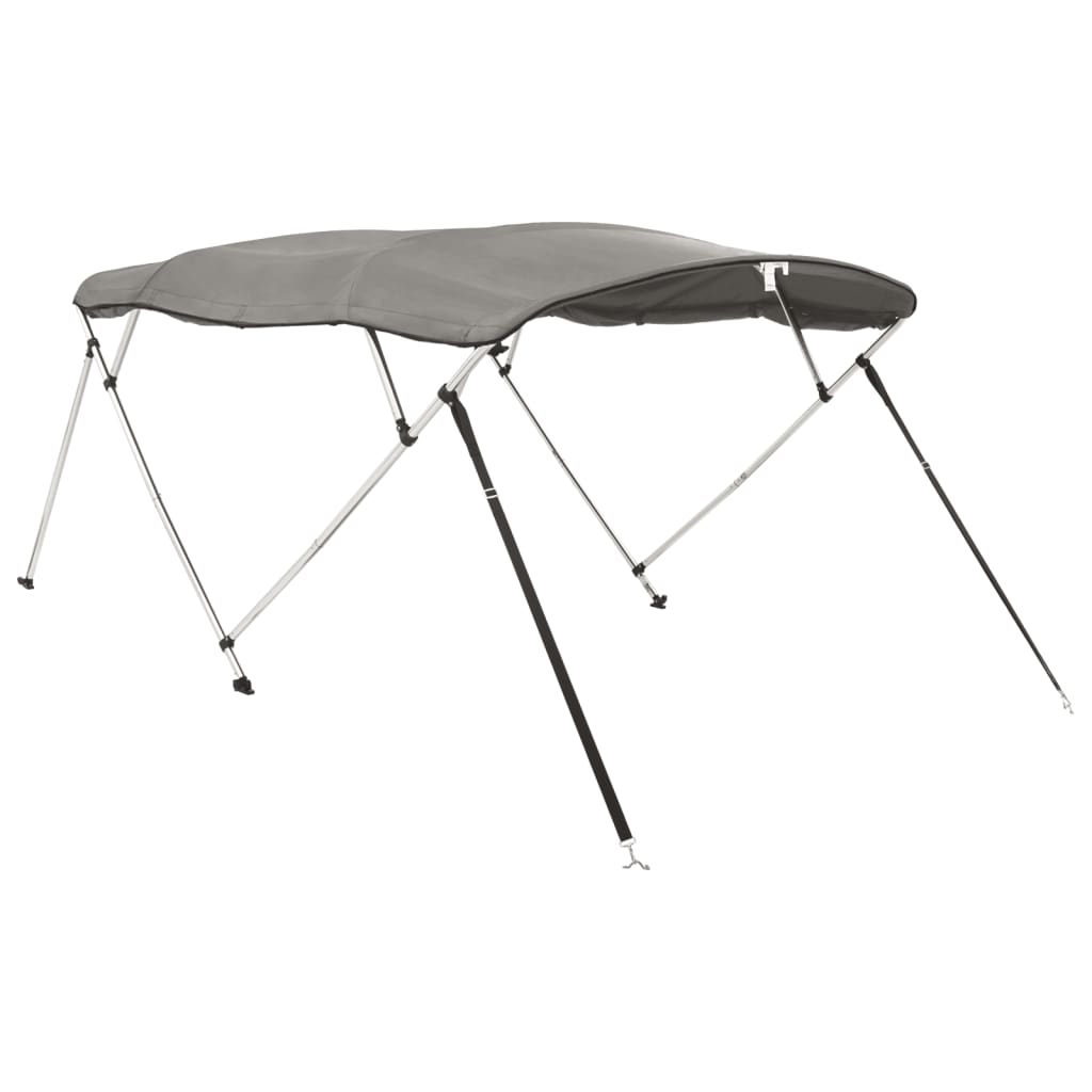 VidaXL bimini top 4 arcos con paredes laterales 243x(185-198)x137 cm
