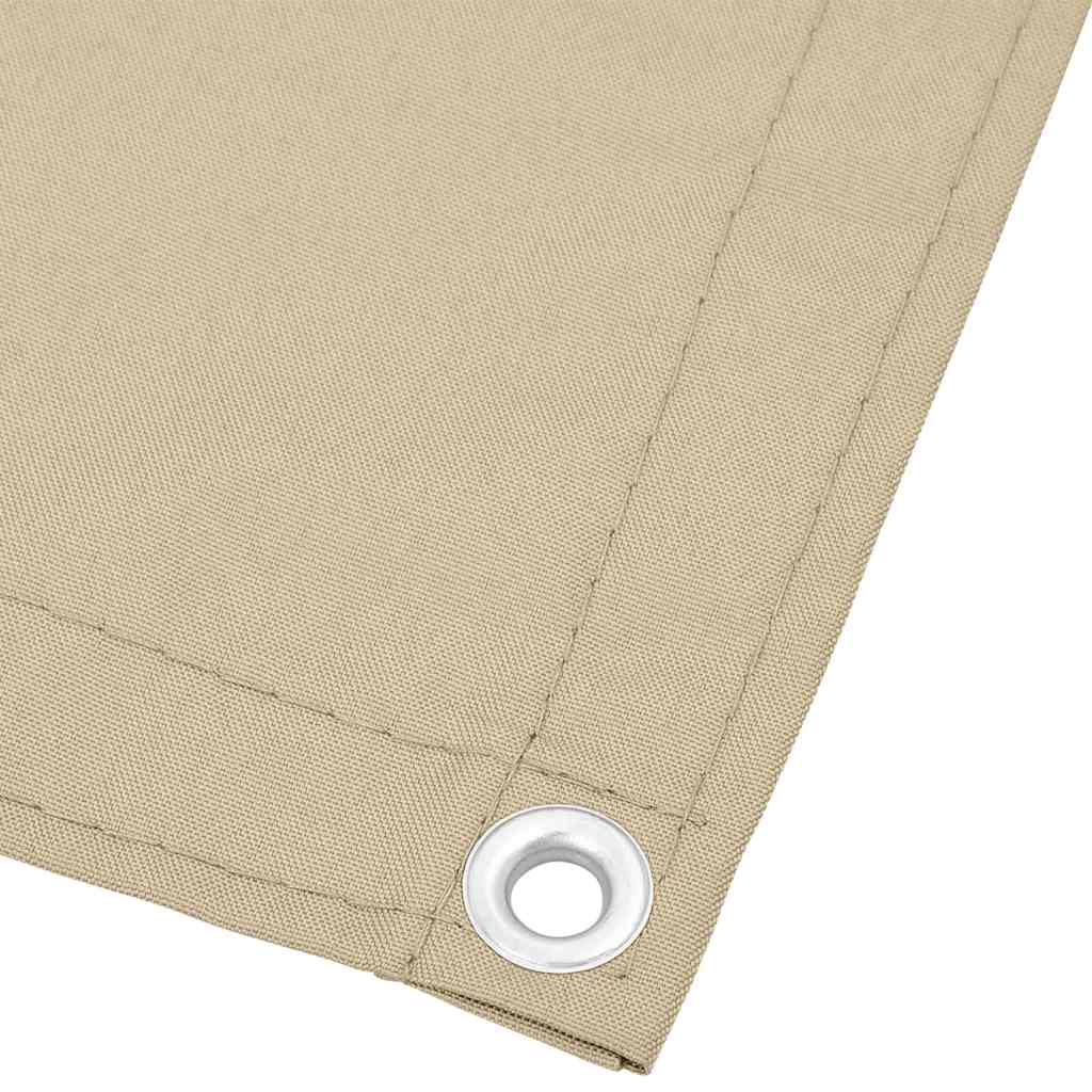 Paravento per balcone Vidaxx 120x700 cm 100% poliestere oxford beige