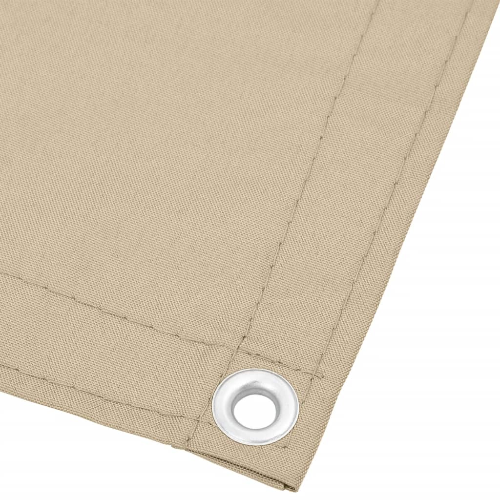 Paravento per balcone Vidaxx 120x800 cm 100% poliestere oxford beige