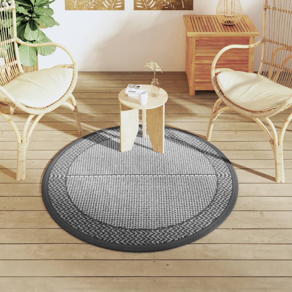 VIDAXL ESTERNO RAGGIO Ø120 cm Polypropene Grigio