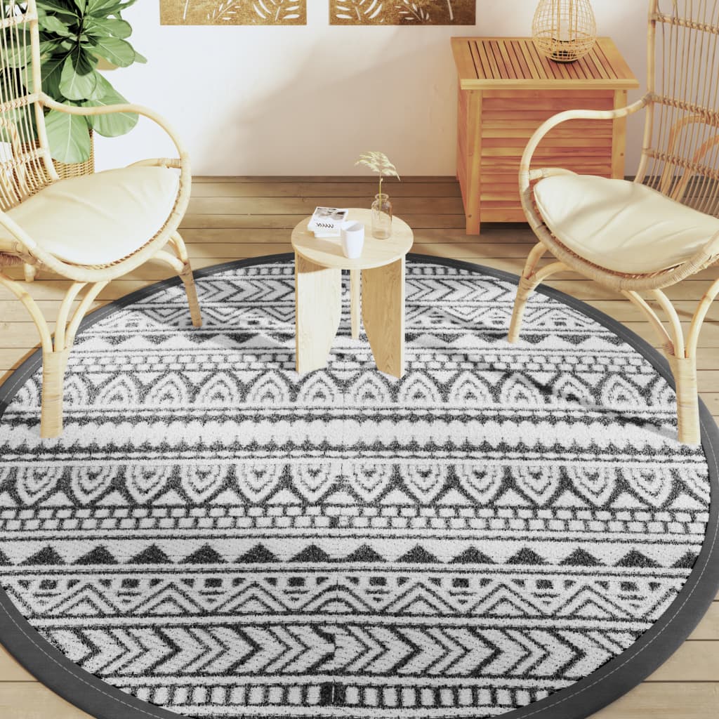 Vidaxl Tappet Outdoor Ø 200 cm Polypropene Black