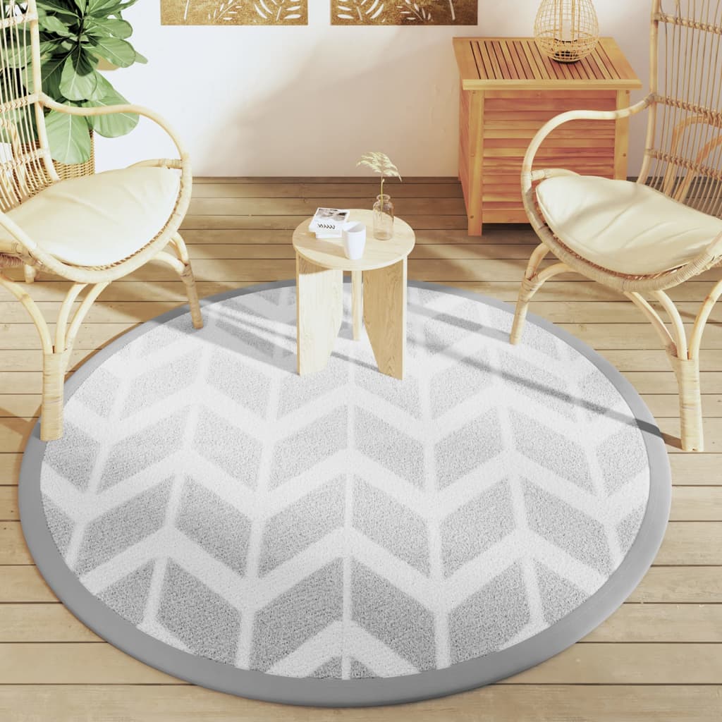 Vidaxl Eut esterno Ø160 cm Polypropene Grey