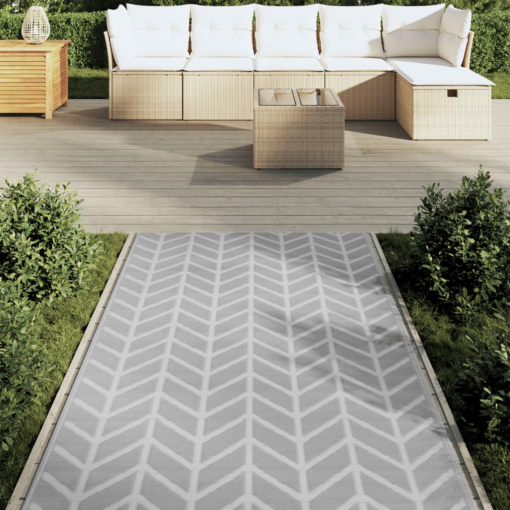 VIDAXL ESTERNO RAGO 120X180 cm PP GRIGIO
