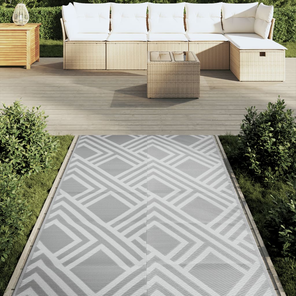 VIDAXL ESTERNO RAGO 120X180 cm PP GRIGIO