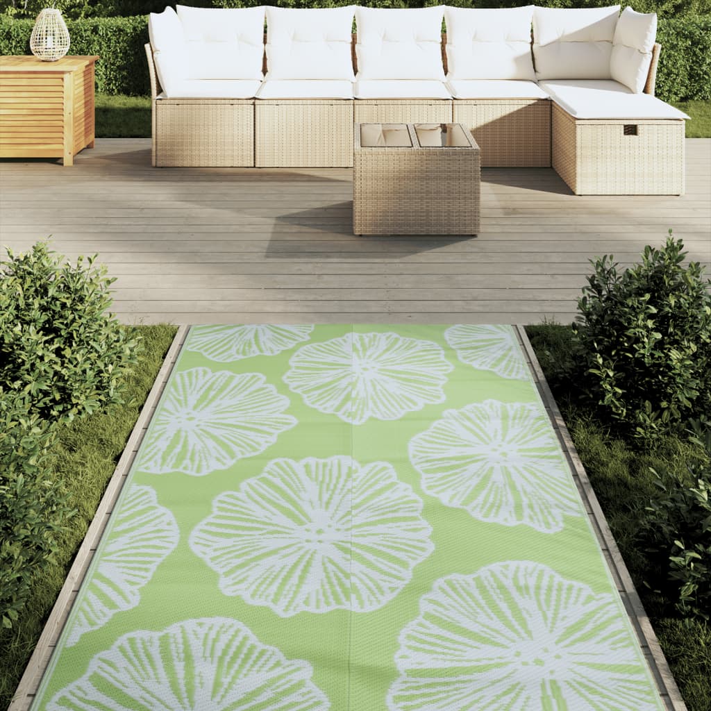 Vidaxl Outside Rug 120x180 cm Polypropene Green