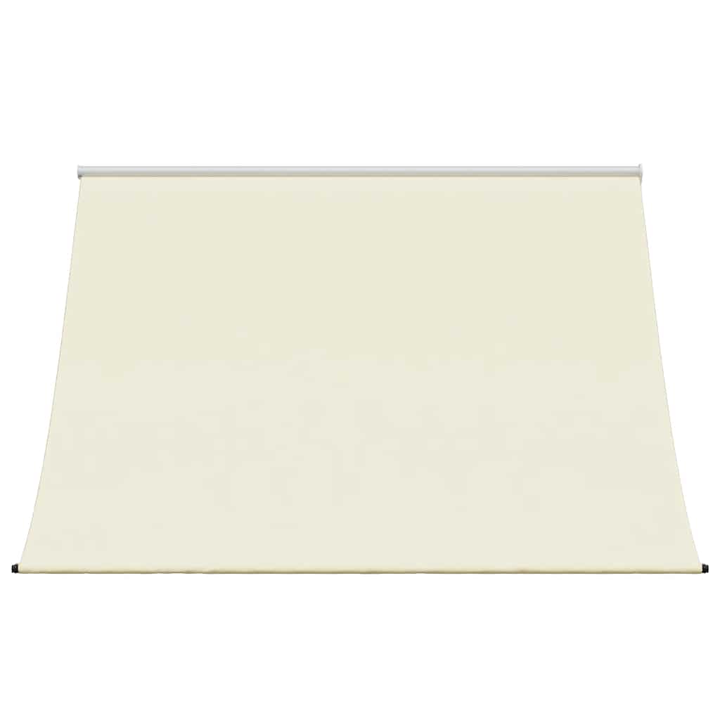 Vidaxl Luifel Extendible 250x150 cm tessuto e crema in acciaio