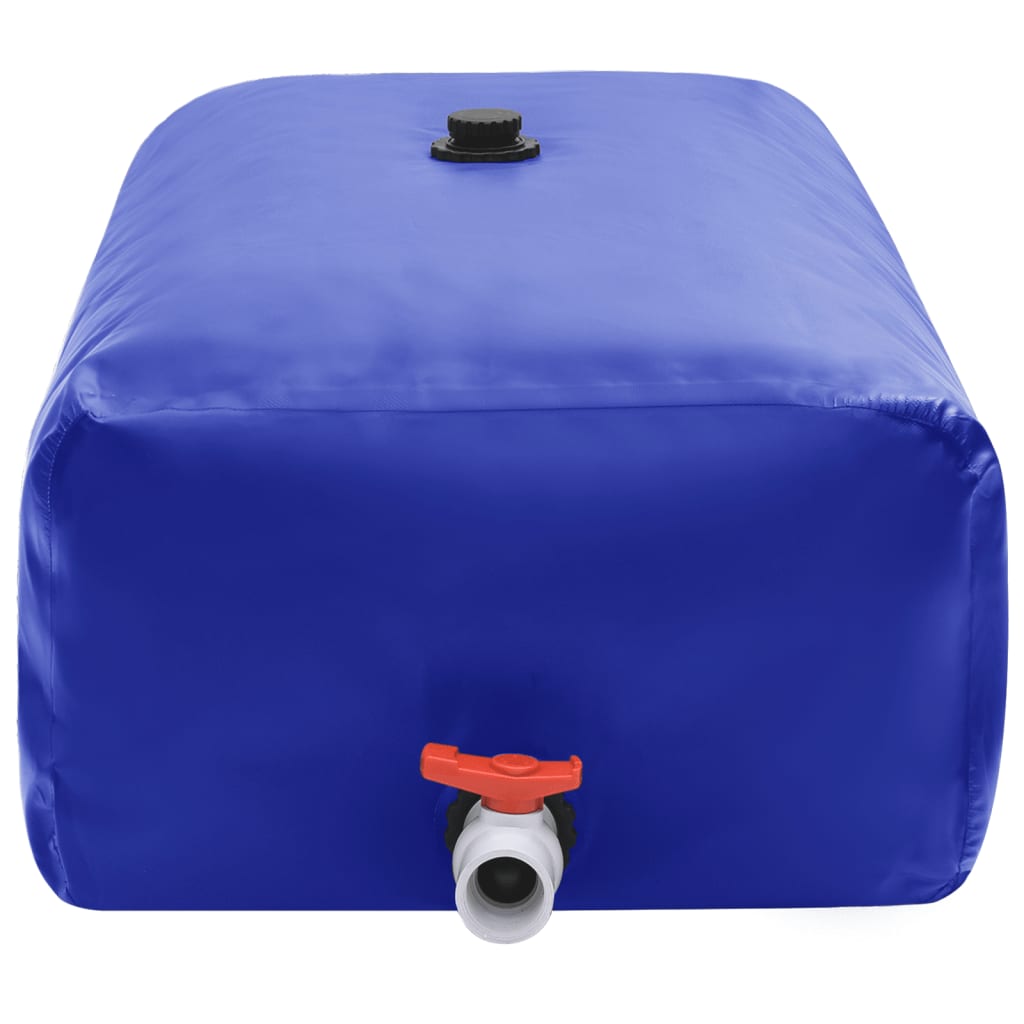 Serbatoio acqua VidaXL con rubinetto pieghevole 360 l in PVC