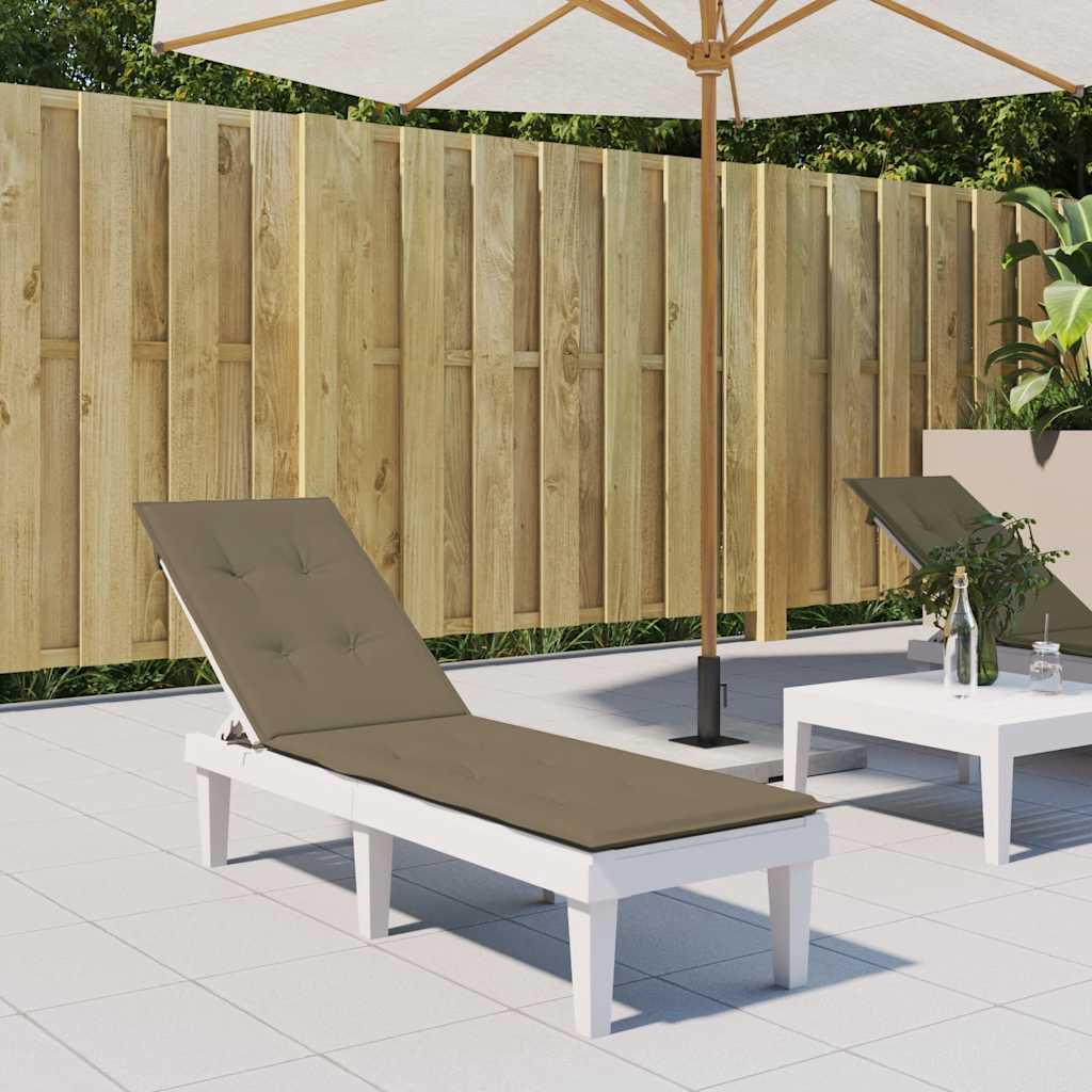 Vidaxl Cuscino della sedia da patio (75+105) X50x3 cm tessuto miscelato