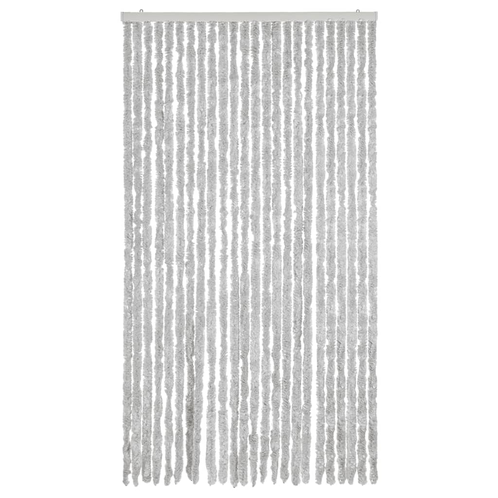 Vidaxl Fly Curtain 100x220 cm Chenille grigio