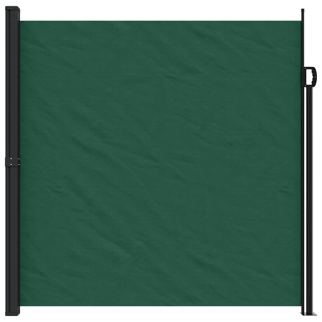 Vidaxx cortavientos extensible 200x300 cm verde oscuro