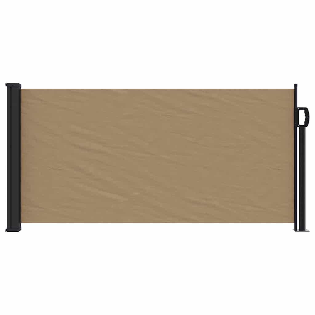 Vidaxx cortavientos extensible 100x500 cm topo