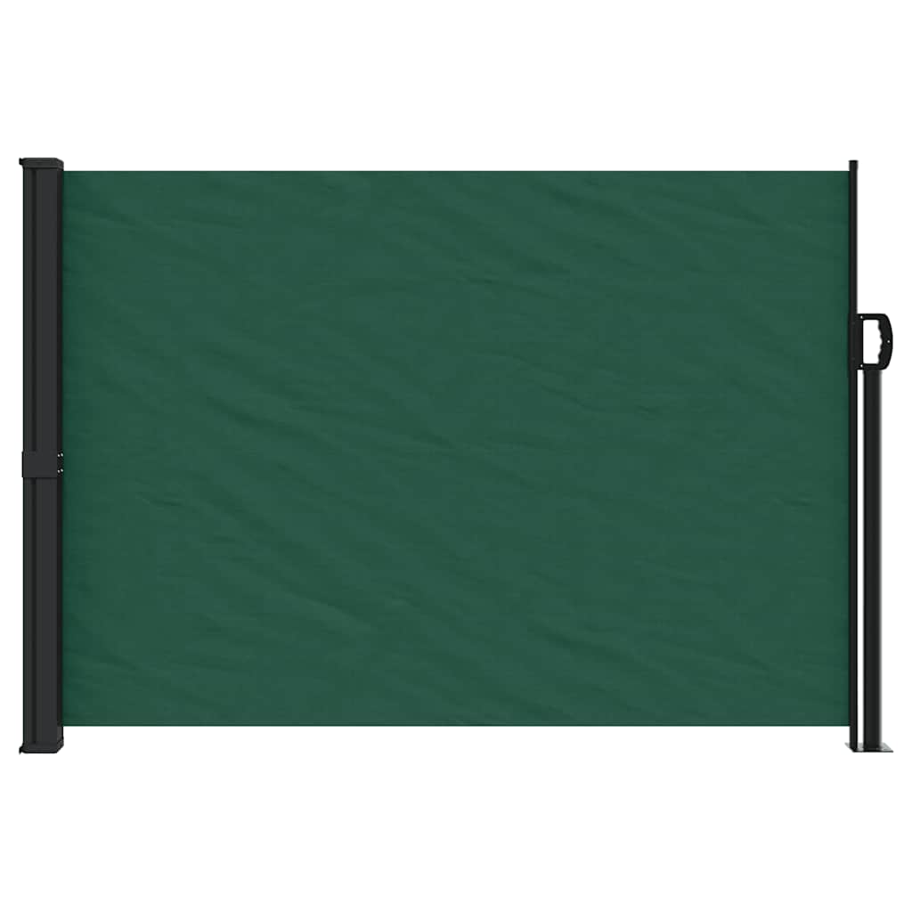 Vidaxx cortavientos extensible 140x500 cm verde oscuro