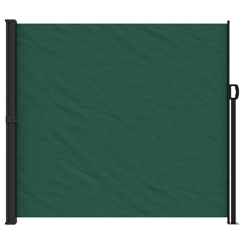 Vidaxx biombo de jardín extensible 180x600 cm verde oscuro
