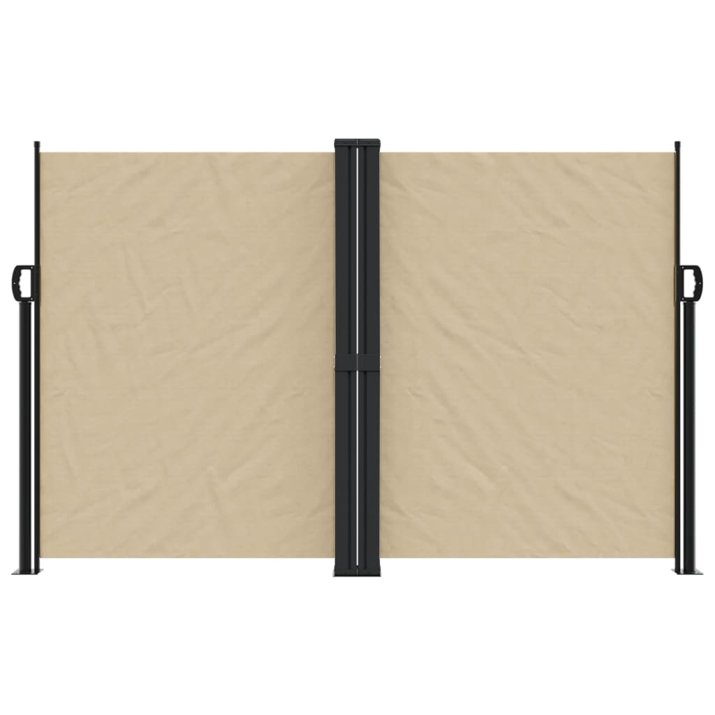Vidaxl windscherm uittrekbaar 160x600 cm beige