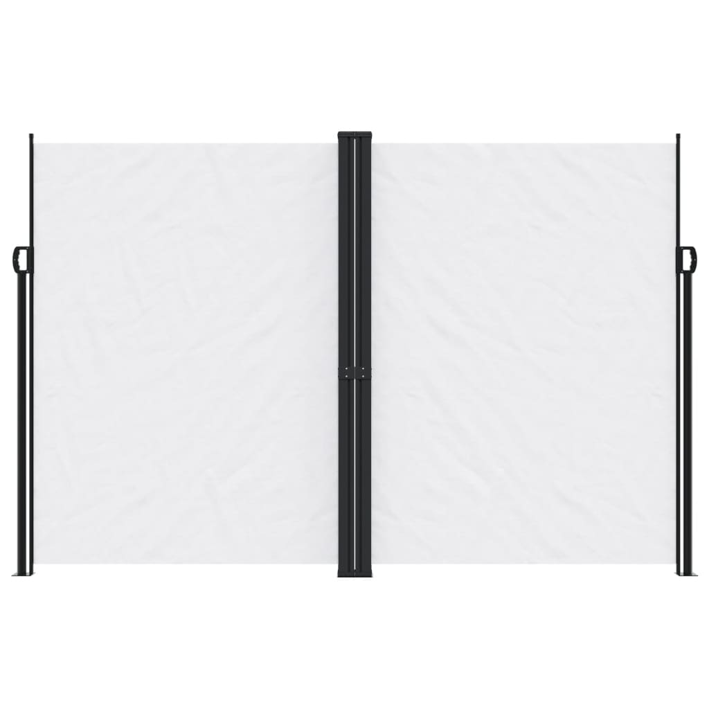 VidaXL Windscherm uittrekbaar 220x600 cm wit