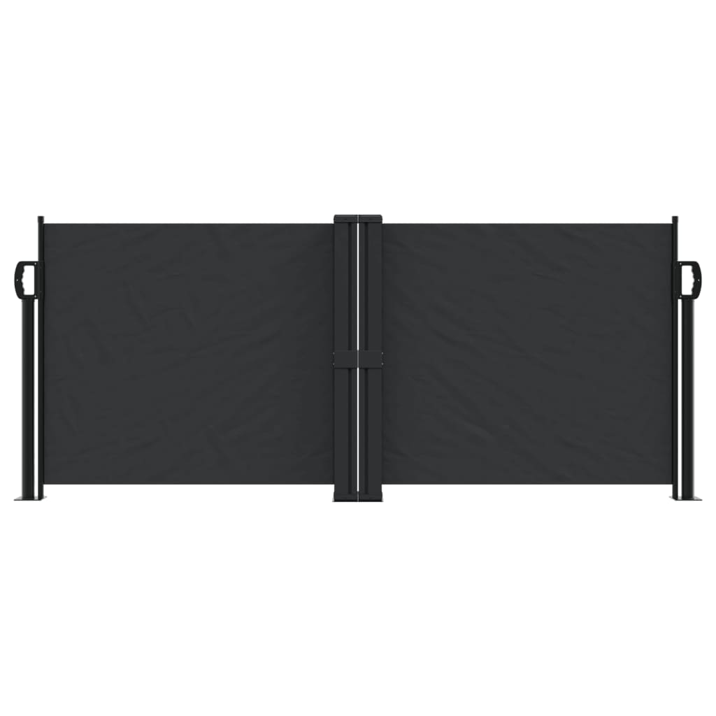 VIDAXL Parature estendibile 100x1000 cm nero