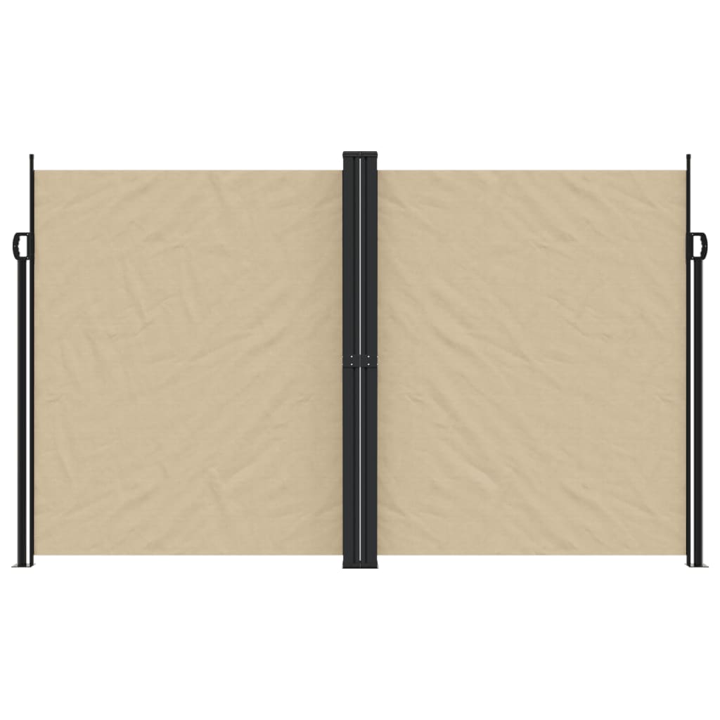 Vidaxl windscherm uittrekbaar 200x1000 cm beige