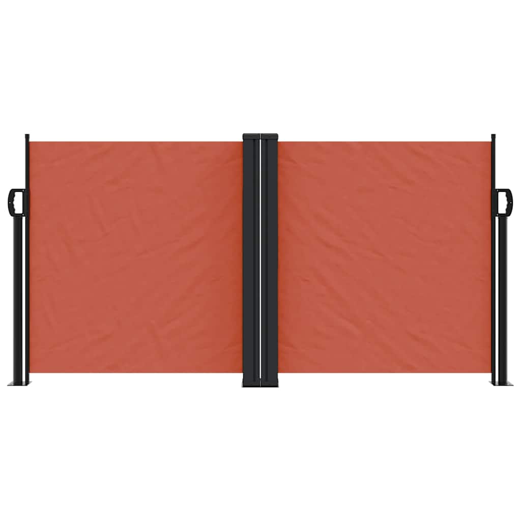 Parabrisas Vidaxl extensible 120x1200 cm Terracotta coloreada