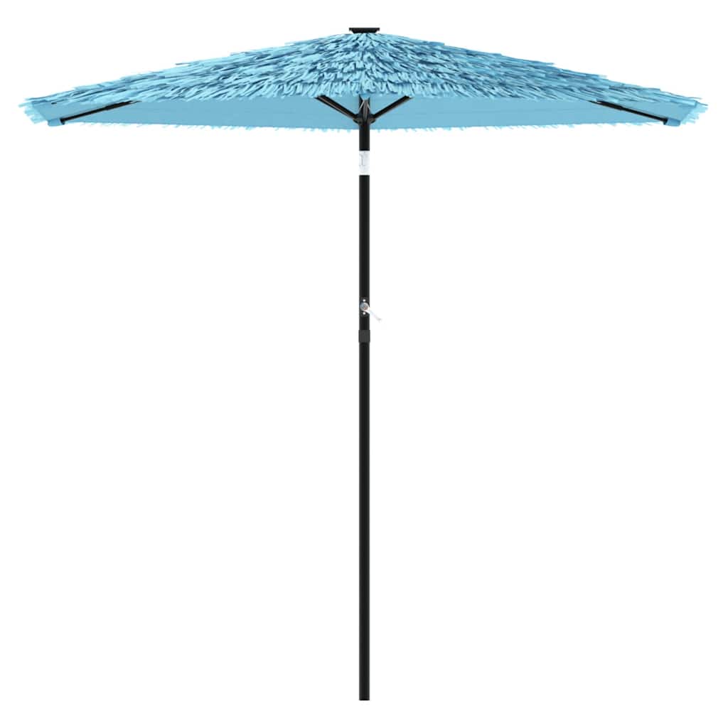 Parasol Vidaxl con poste de acero 268x268x226 cm azul