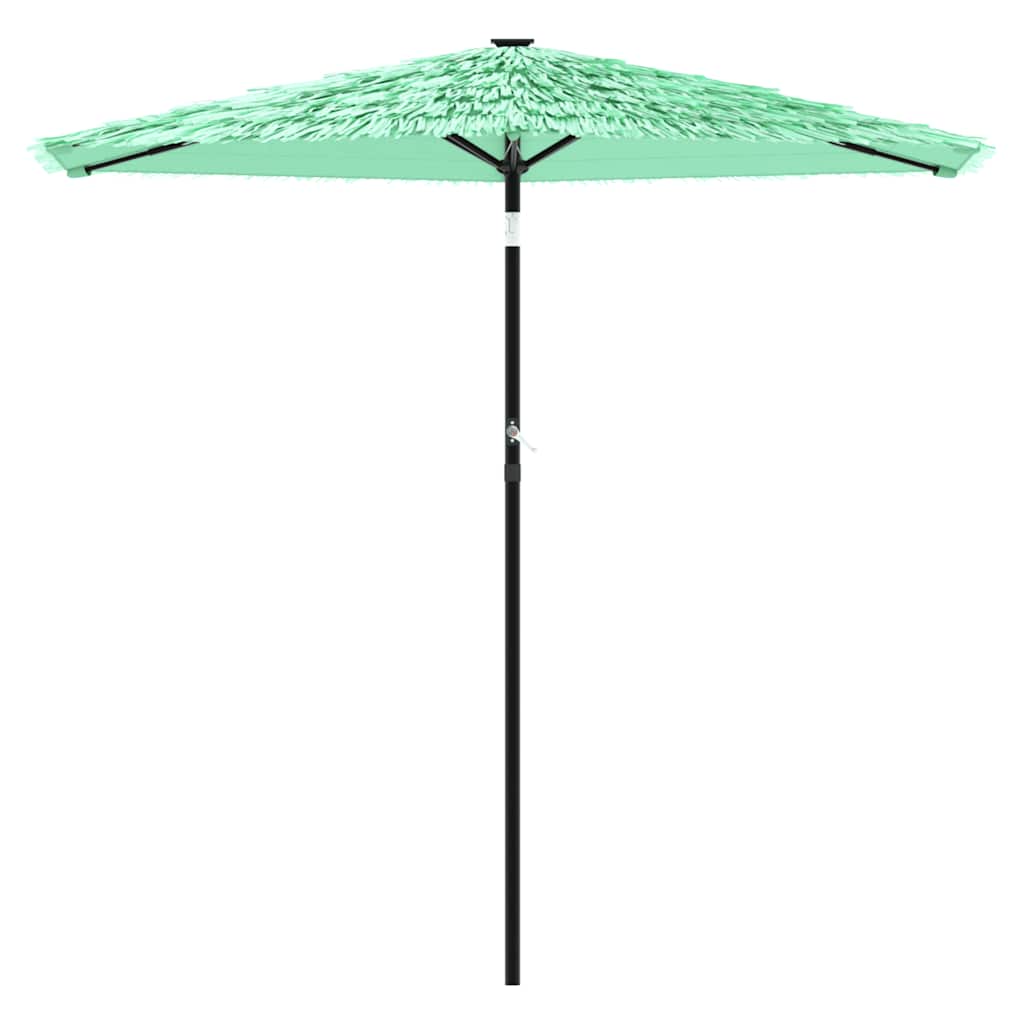 Parasol Vidaxl con poste de acero 268x268x226 cm verde