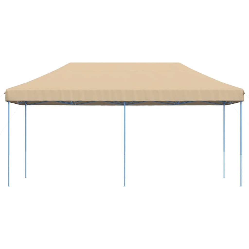 Vidaxl partytent inklapbaar pop-up 580x292x315 cm beige