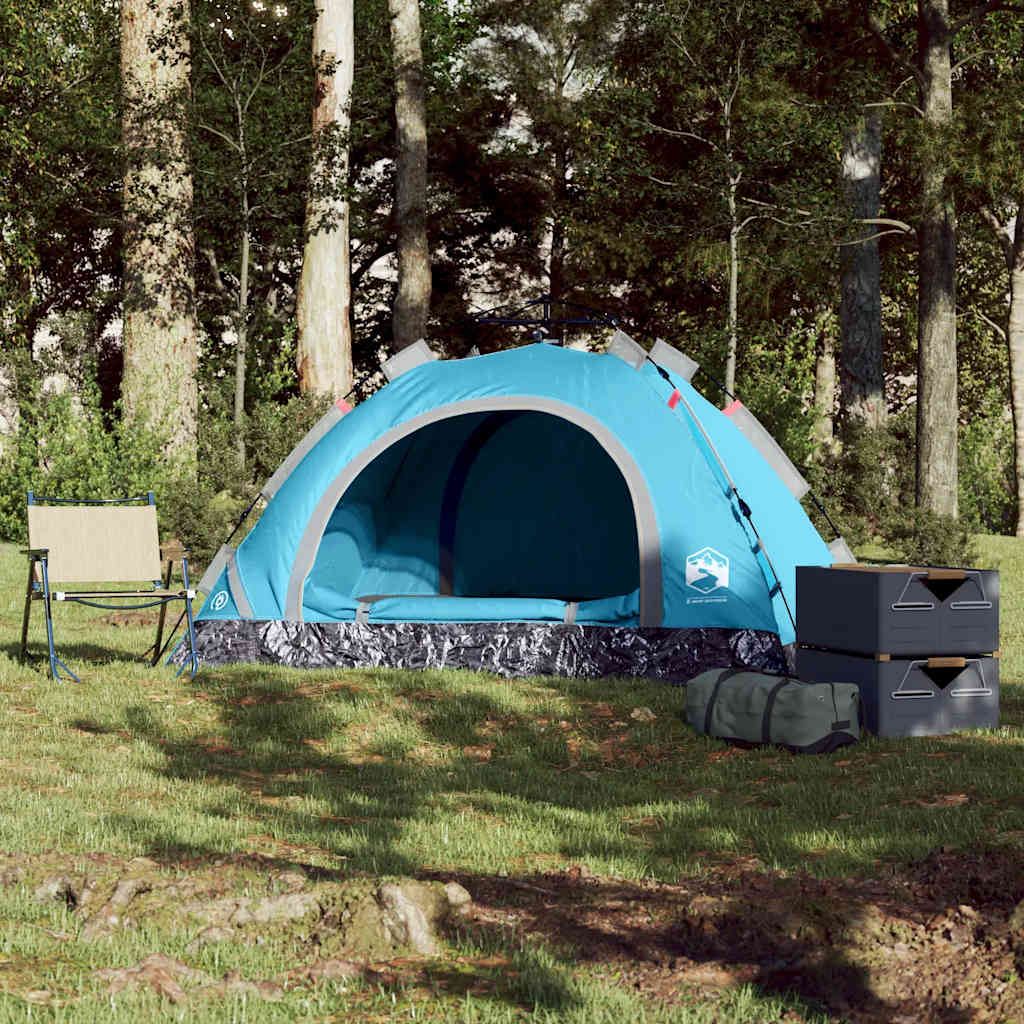 Vidaxl Tent 2-Persona Fast Release Blue
