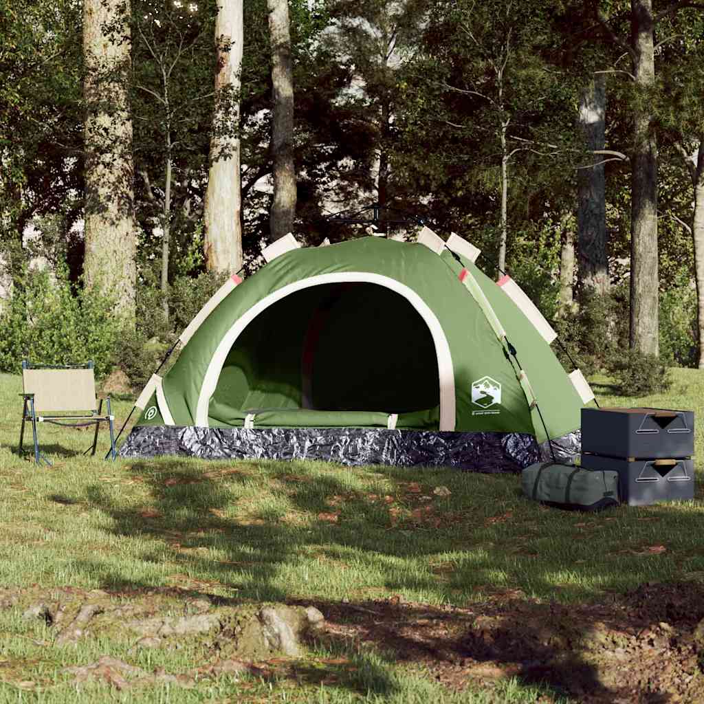 Vidaxl Tent 3 persone Release Fast Green