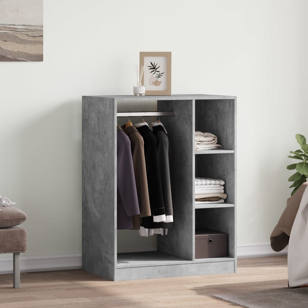 Armario Vidaxl 77x48x102 cm de madera procesada betongrijs