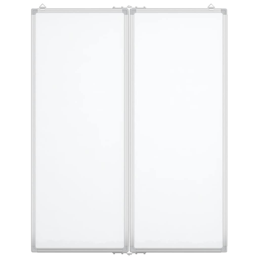 VIDAXL Whiteboard Magneticamente pieghevole 80x100x1.7 cm in alluminio