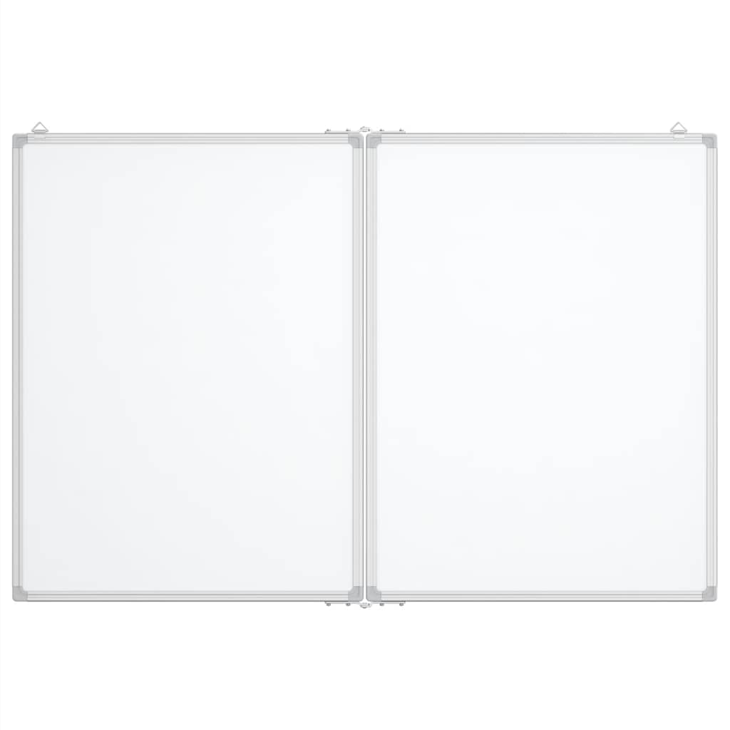 Pizarra Vidaxl magnéticamente plegable 120x100x1.7 cm de aluminio