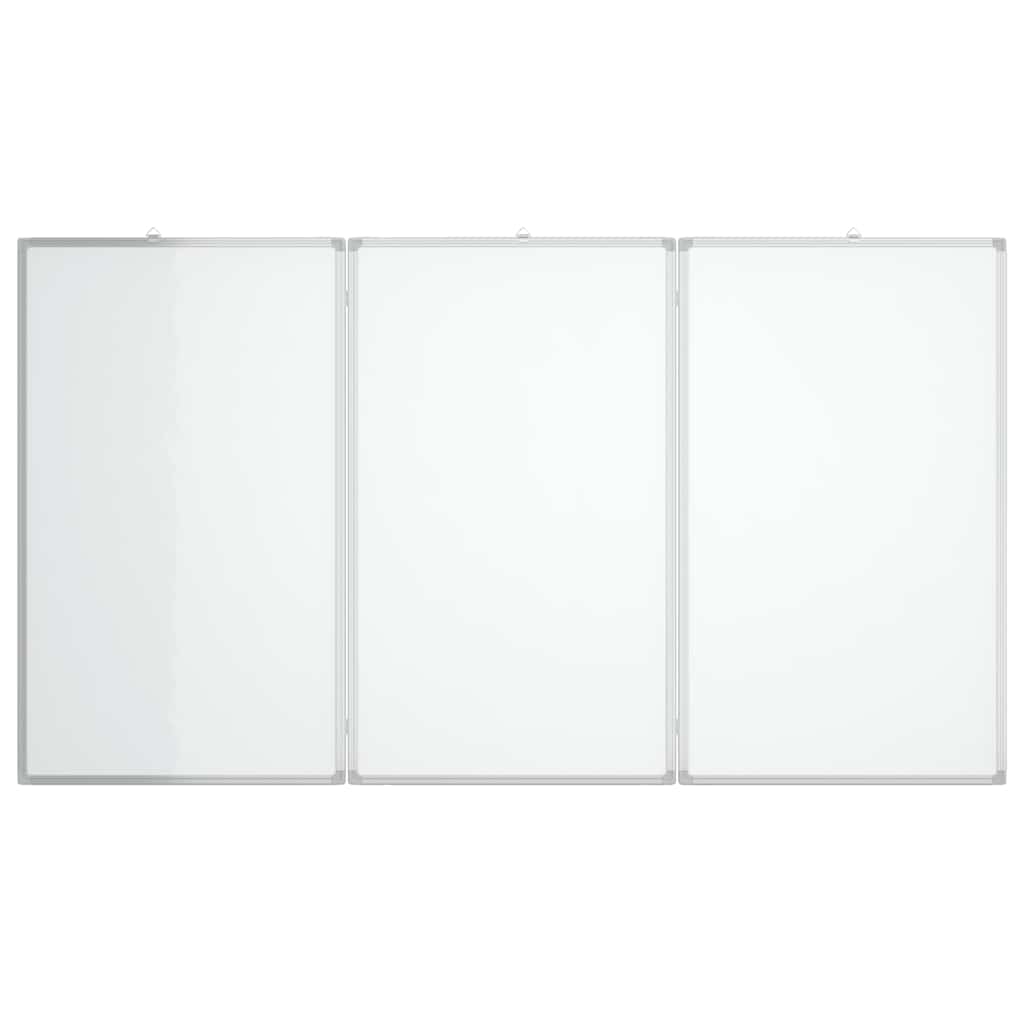 VIDAXL Whiteboard Magneticamente pieghevole 120x80x1.7 cm in alluminio