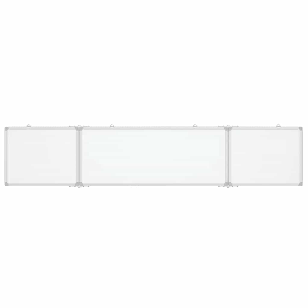 Vidaxl Whiteboard pieghevole magneticamente 200x40x1.7 cm in alluminio