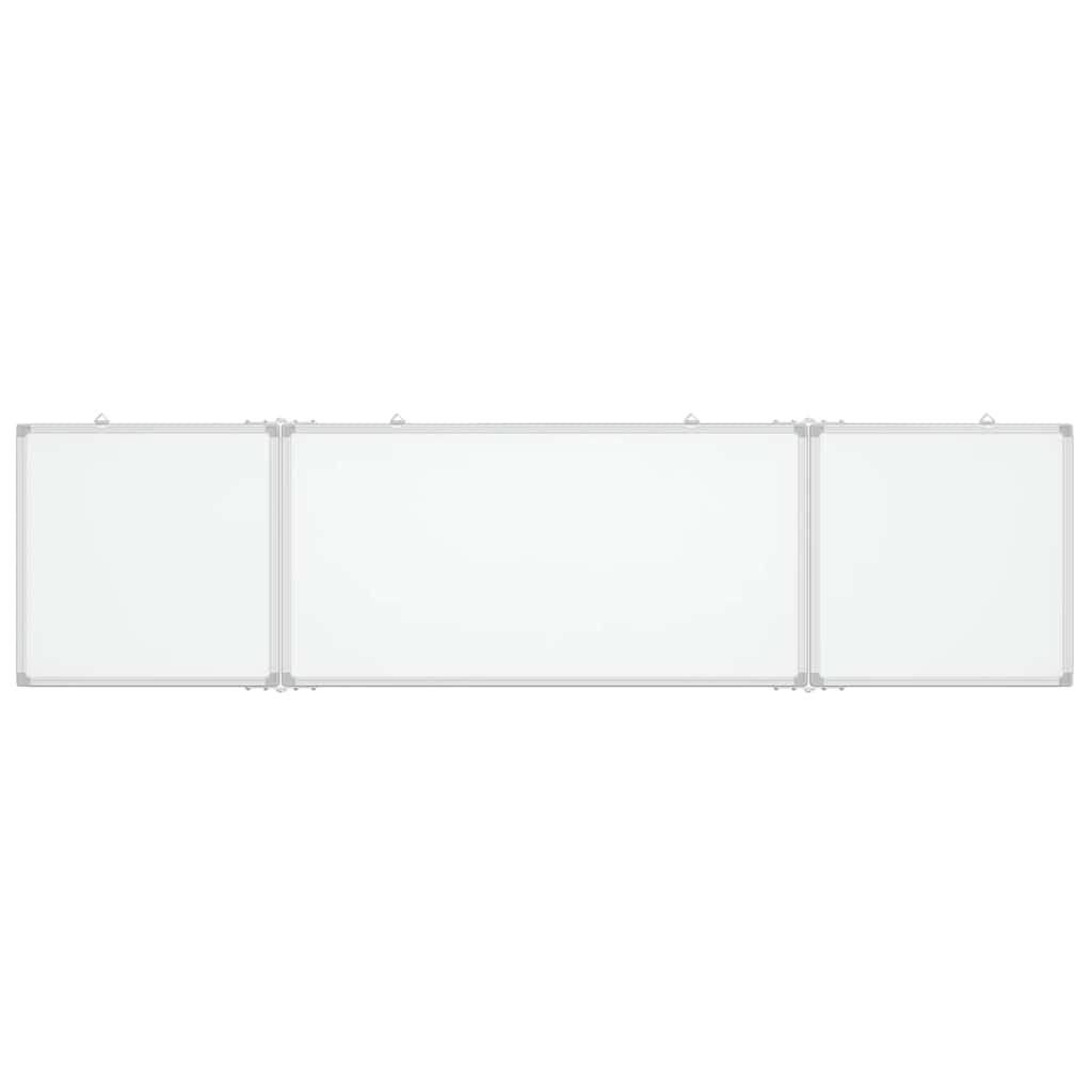 Vidaxl Whiteboard Magneticamente pieghevole 200x50x1.7 cm Aluminium
