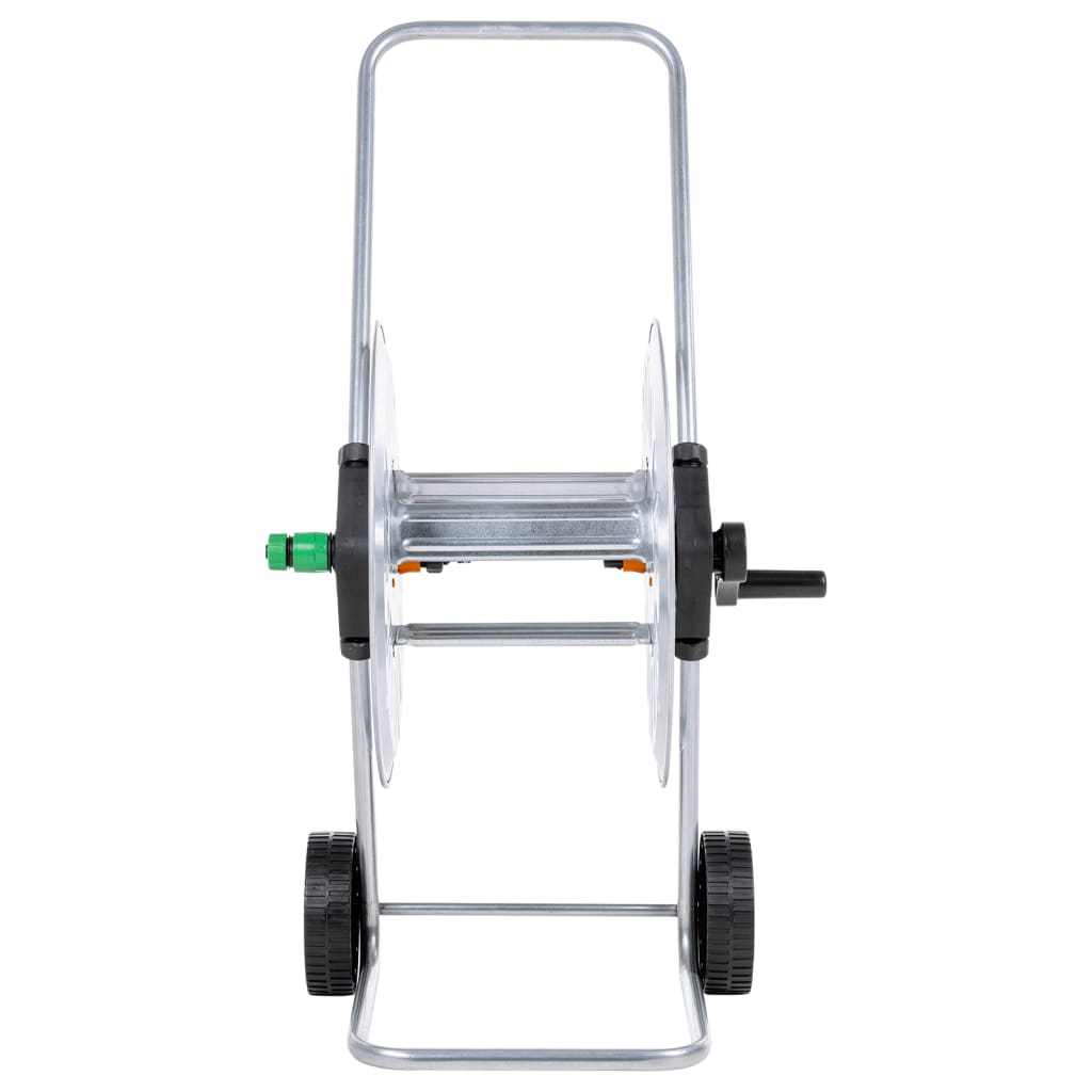 Vidaxl Garden Mank Cart por 60 m 1 2 de acero de manguera