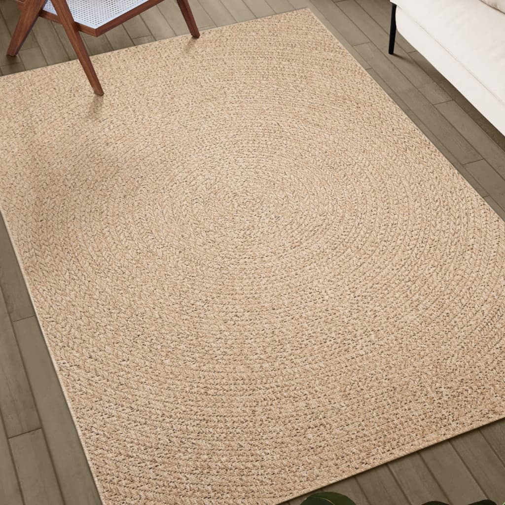 Vidaxl Rug Zizur all'interno e all'esterno 60x110 cm look iuta