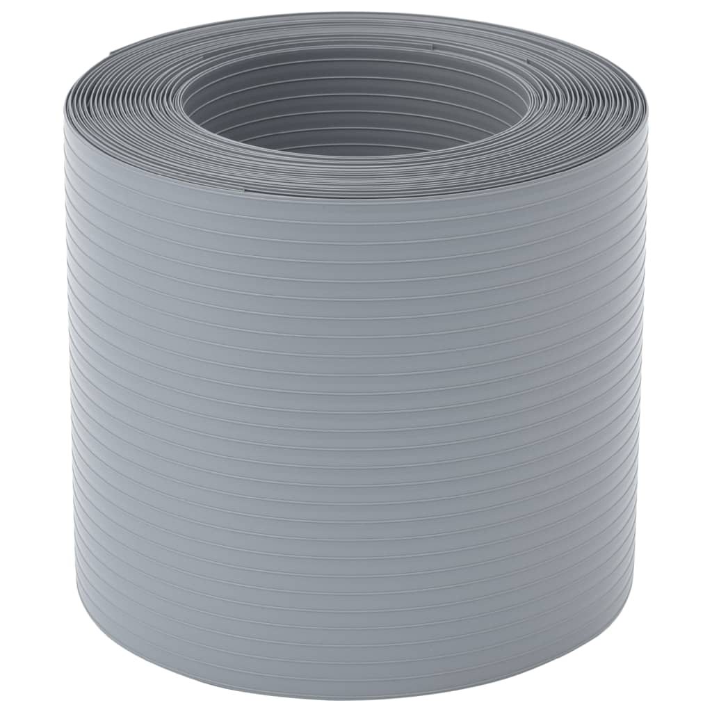 Vidaxl Garden Schermate 10 ST 252.5x19 M PVC Grey
