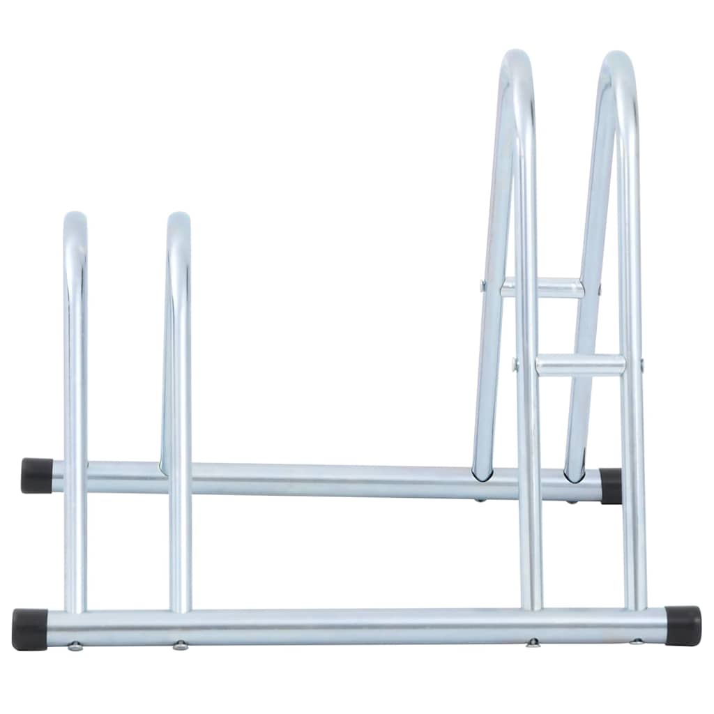 Soporte para bicicletas Vidaxl para 2 bicicletas de acero galvanizado separado