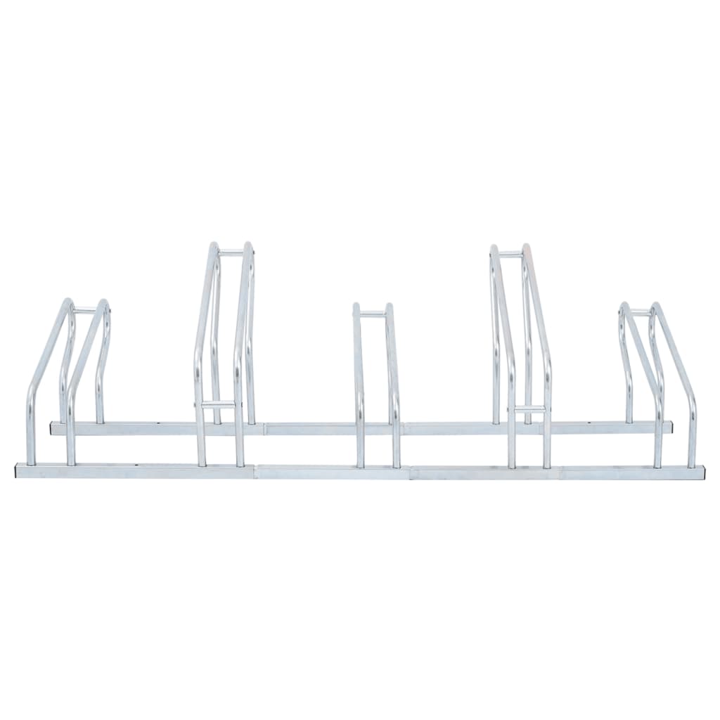 Soporte para bicicletas Vidaxl para 5 bicicletas de acero galvanizado separado