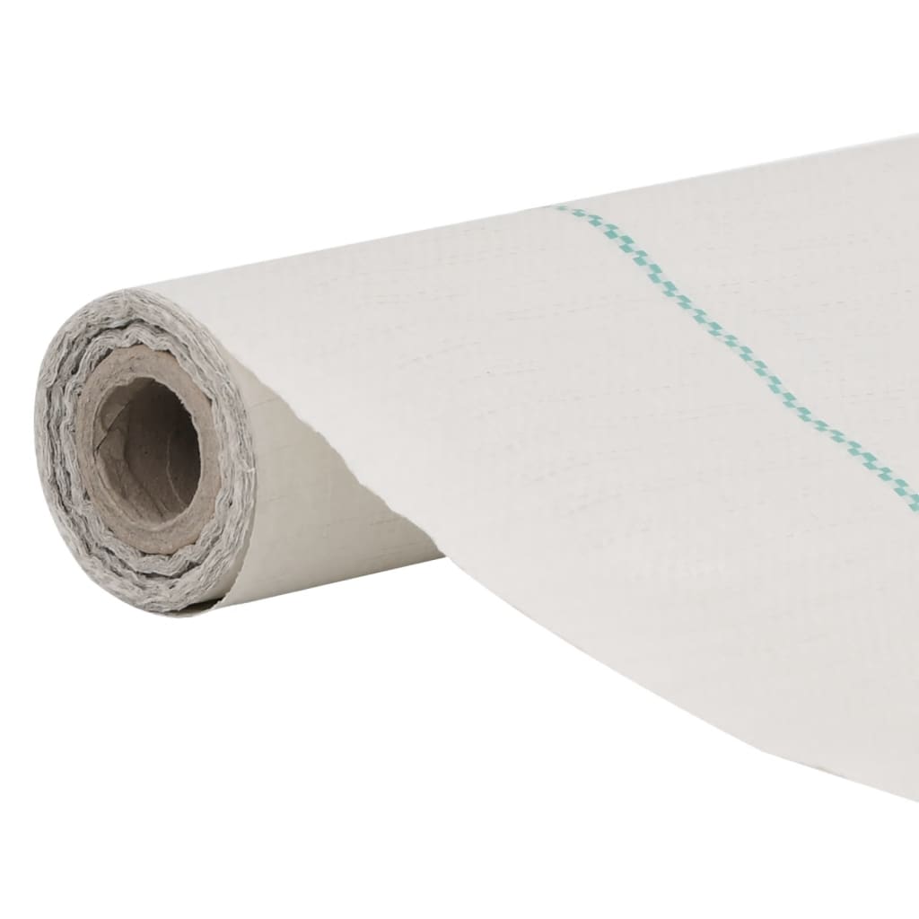 Panno di carota Vidaxl 2x150 m Polypropene bianco