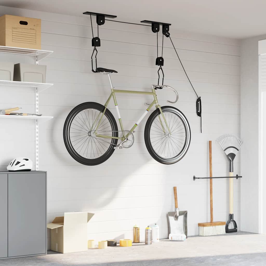 Rami di biciclette Vidaxl con conferma del soffitto 2 ST 20 kg