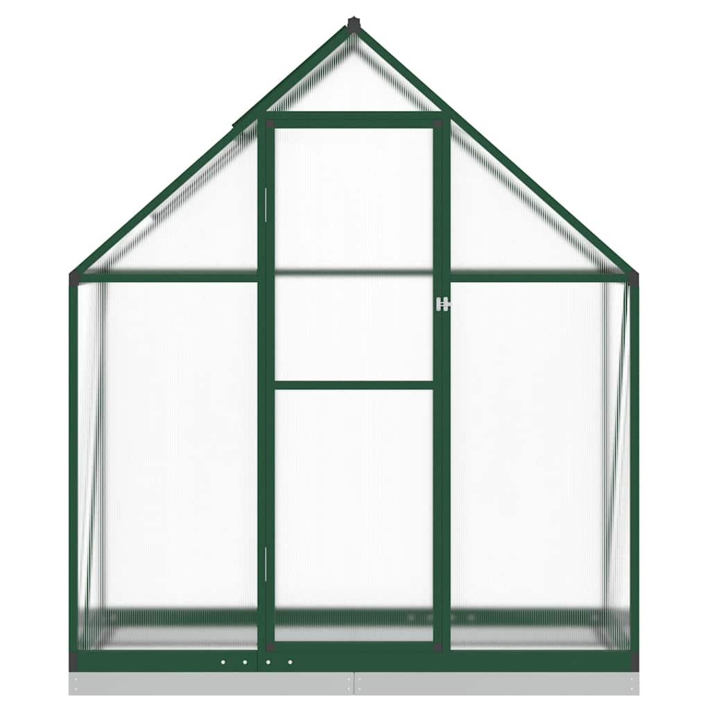 Vidaxl tuinkas con telaio di base 169x58x202 cm in alluminio verde