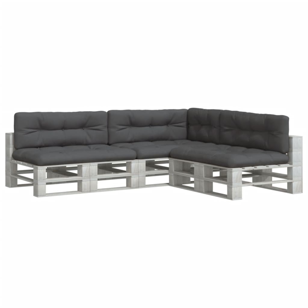 Cuscini per pallet VidaXL 7 pezzi in tessuto, antracite