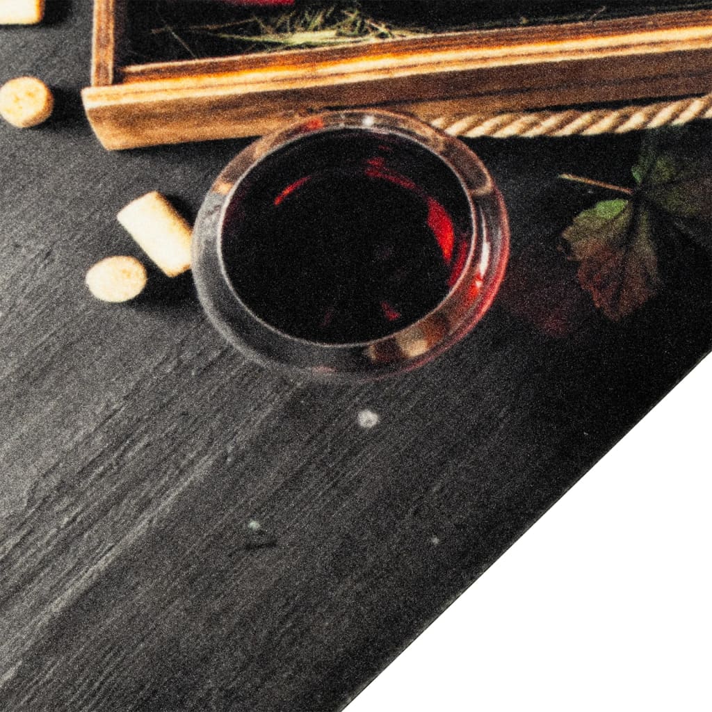 Vidaxl tappetino da cucina Wine Freaks 60x300 cm Velvet