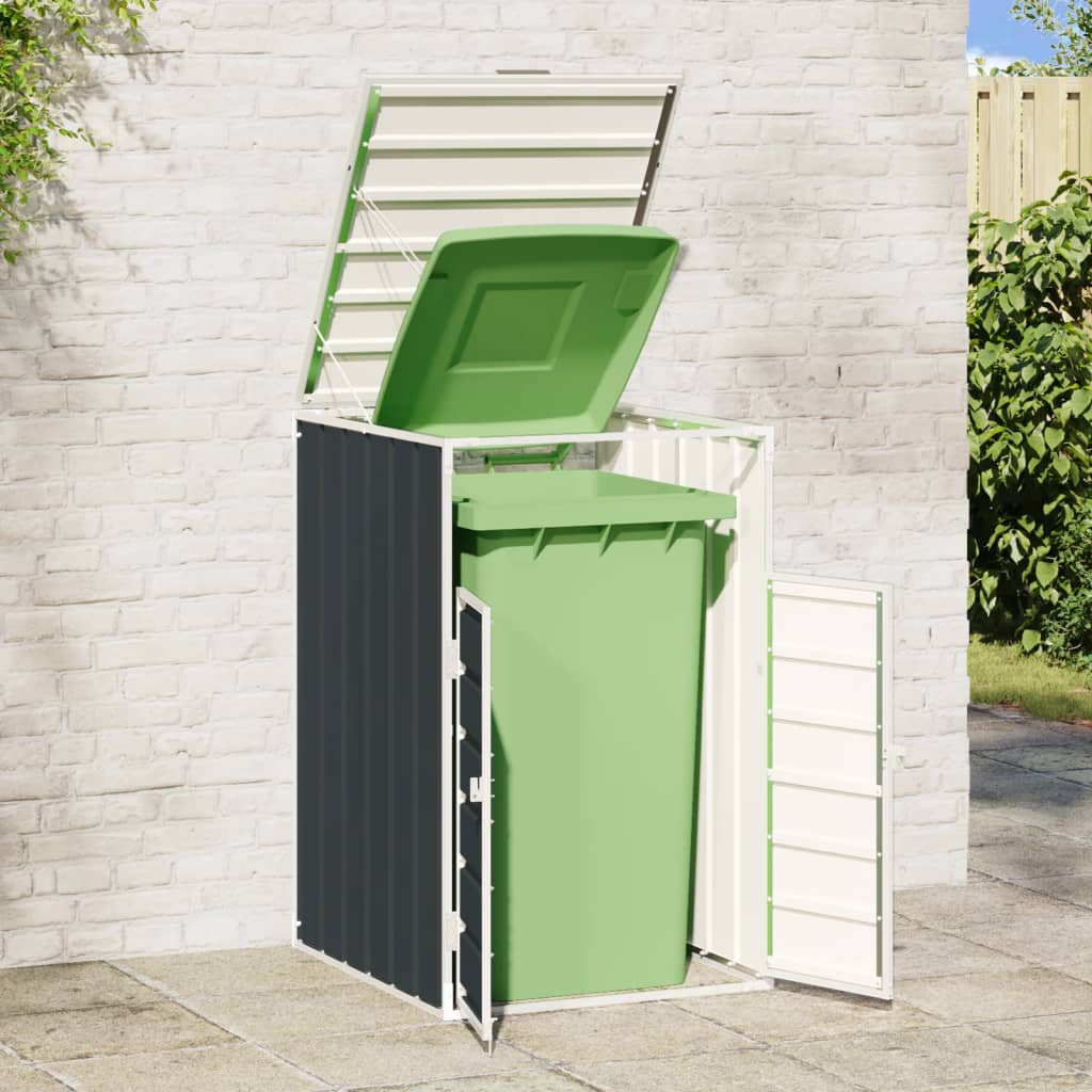 Archiviazione contenitore Vidaxl per 1 contenitore 72x81x115 cm Antracite in acciaio