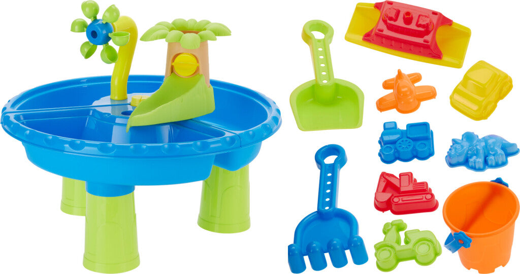 Eccellente tavolo da gioco con sabbia e acqua per la casa con accessori