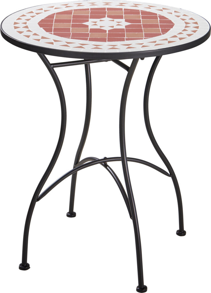 Excellent houseware bistro tafel mozaiek design 72cm hoog 60cm breed