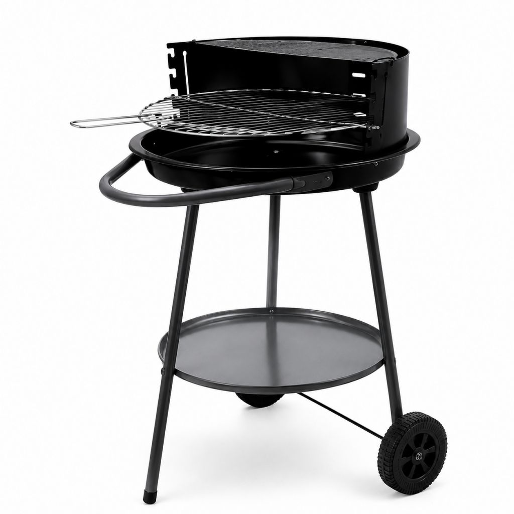 BBQ collection barbacoa de carbón estilo parrilla con ruedas barbacoa hervidor compacta 51cm