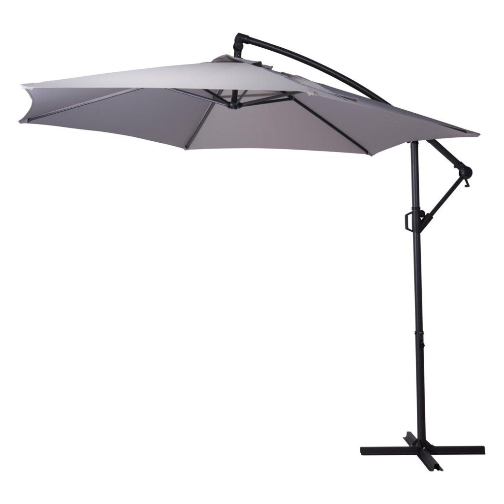 Ombrellone sospeso di altre marche 300 cm grigio